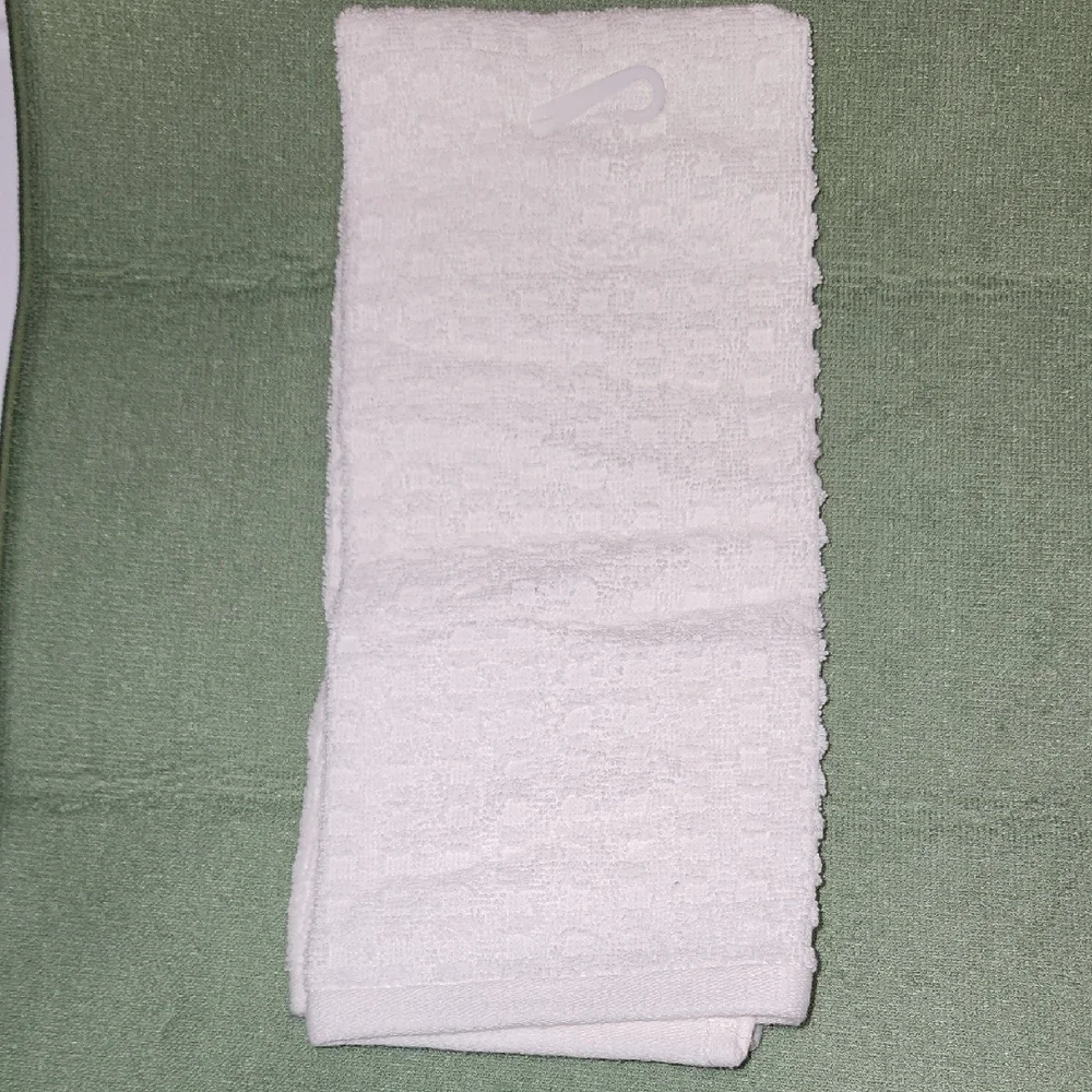 Comfort Bay White Hand Towel with Embroidery